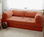 Atelier Del Sofa Nook - Pomegranate Flower Sofá-Cama de 3 Plazas Vermellón